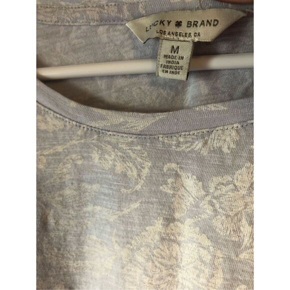 Lucky Brand Tapestry LS Tee M - Picture 6 of 11